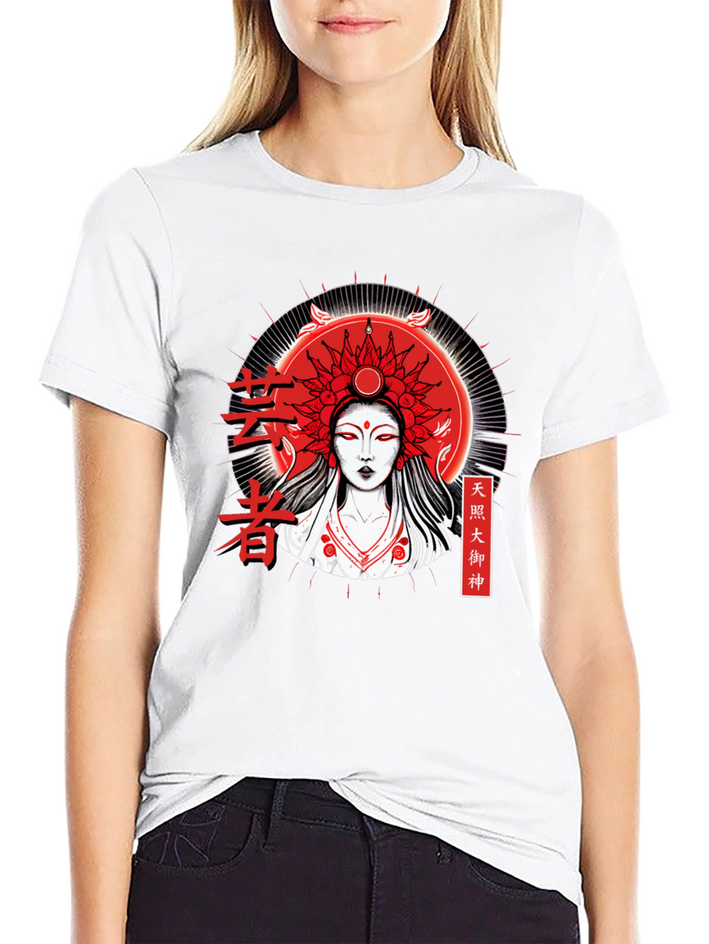 Amaterasu Goddess T-Shirt - Japanese Sun God