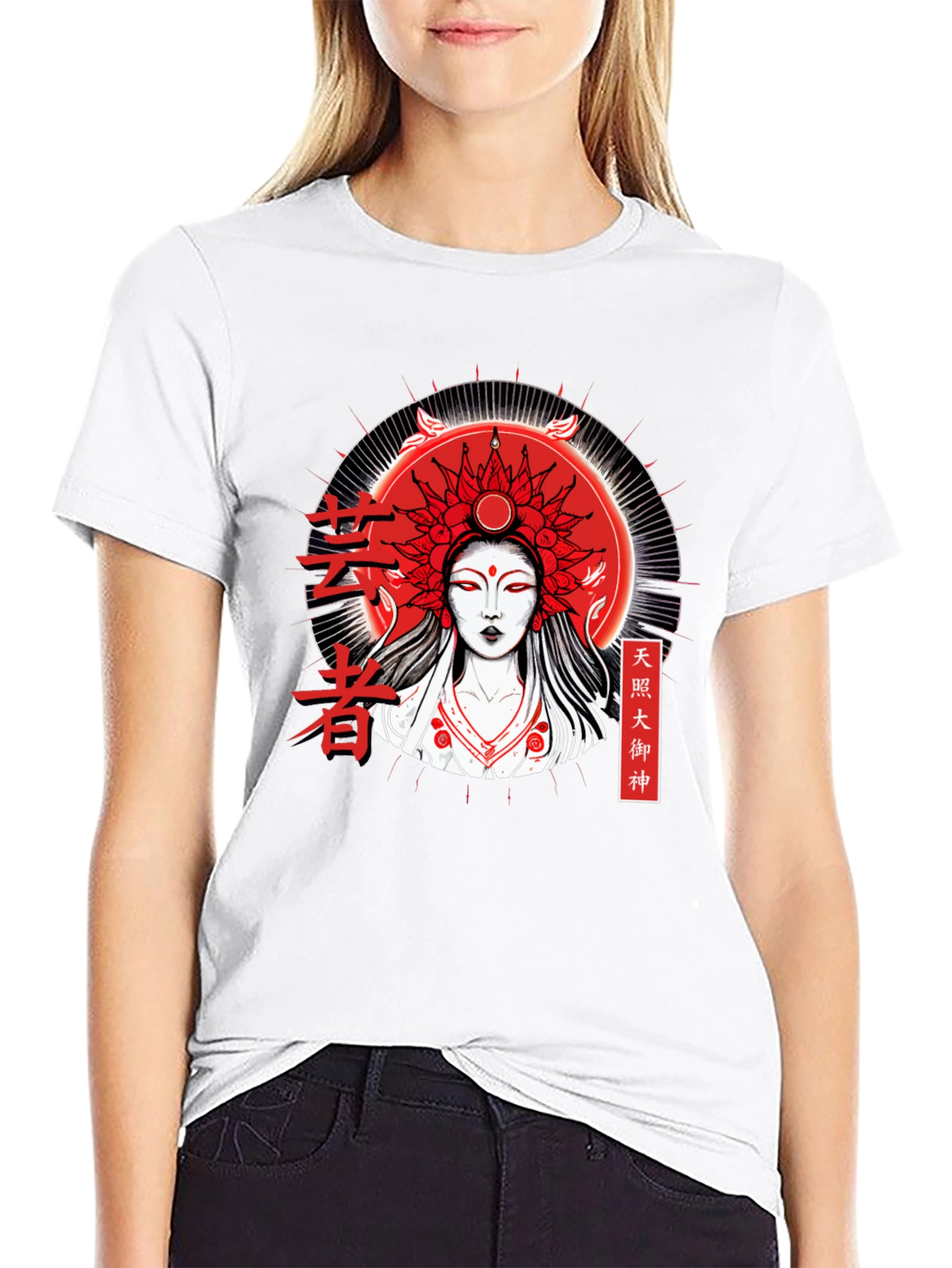 Amaterasu Goddess T-Shirt - Japanese Sun God