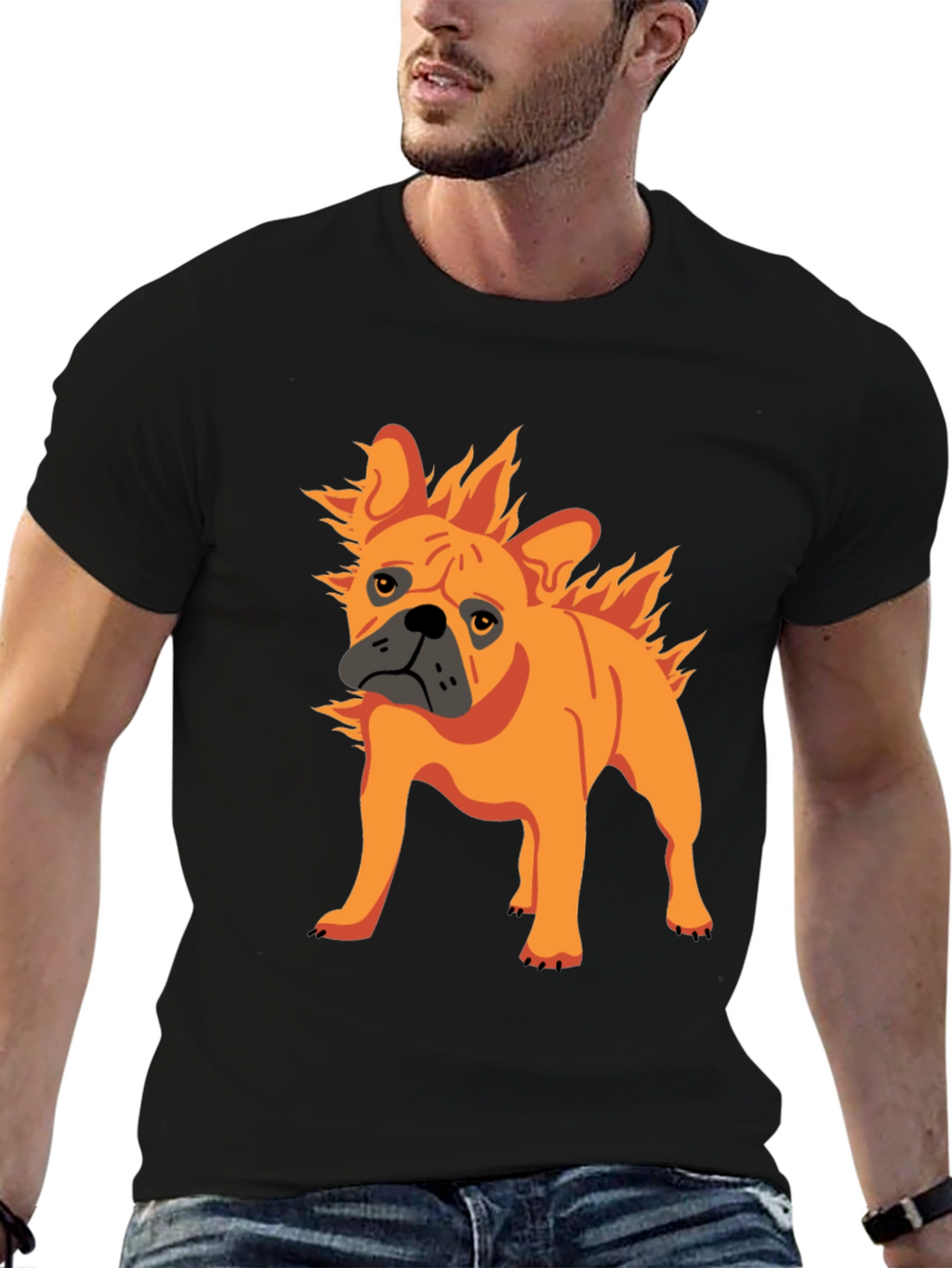 French Bulldog T-Shirt - Black