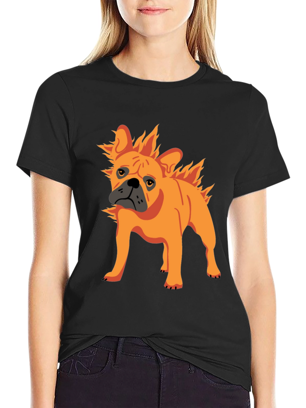 French Bulldog T-Shirt - Black