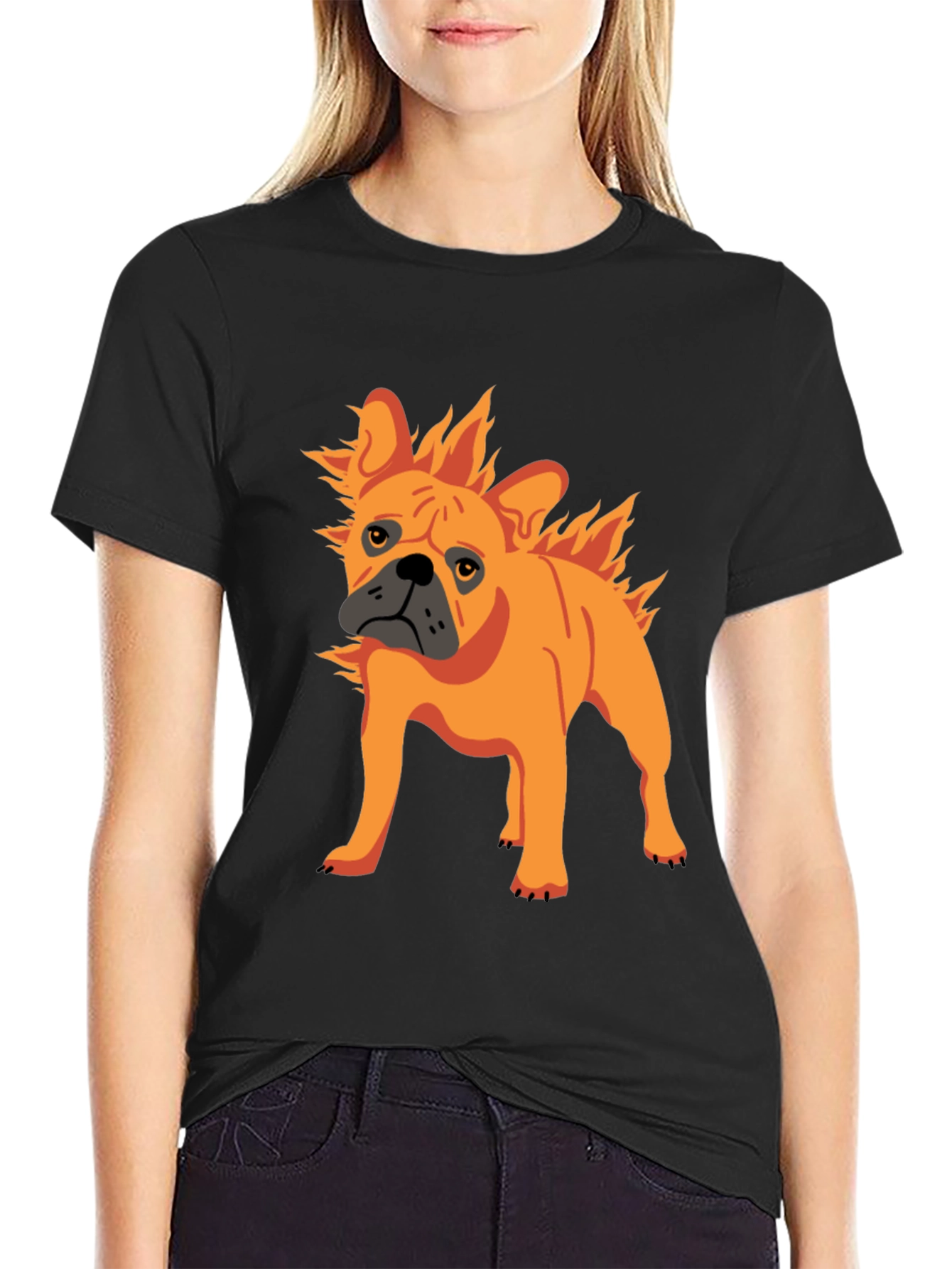French Bulldog T-Shirt - Black