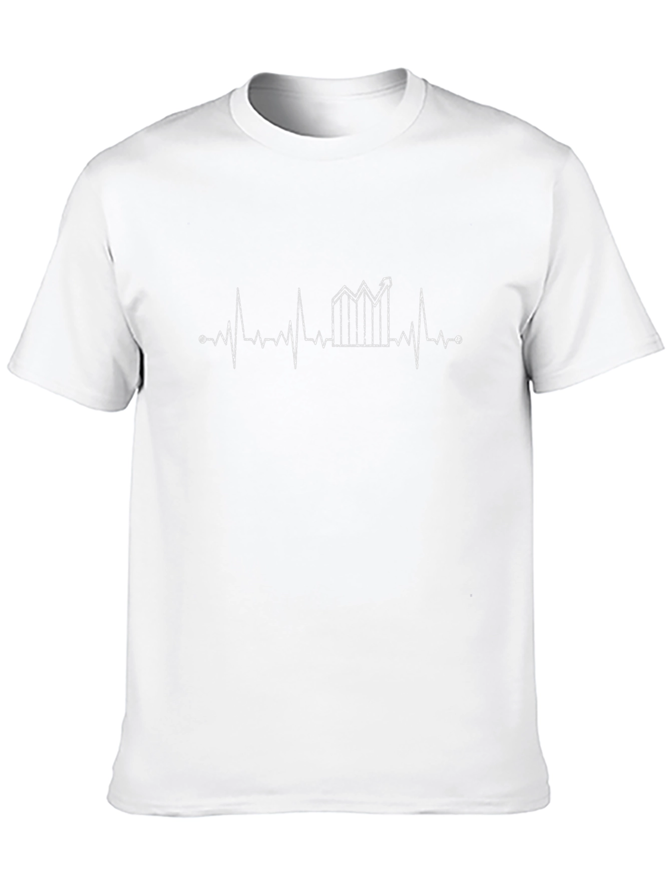 Traders Heartbeat T-Shirt - Black Cotton Tee