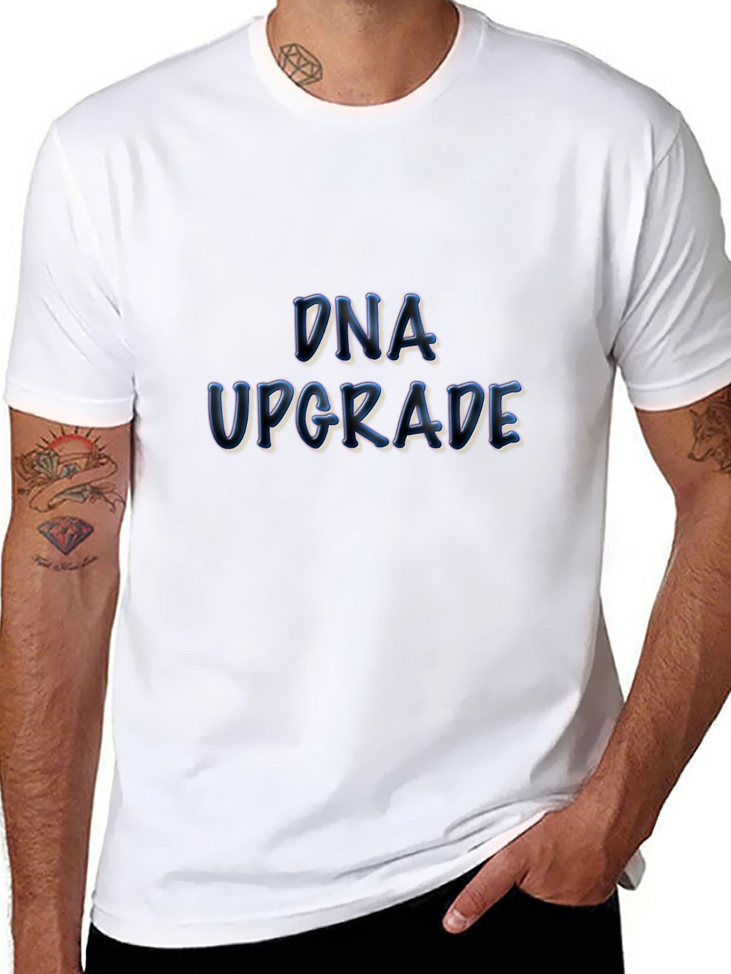 DNA Upgrade T-Shirt - Black Novelty Tee