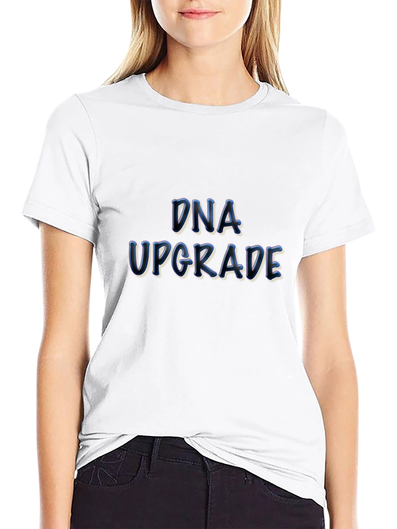 DNA Upgrade T-Shirt - Black Novelty Tee