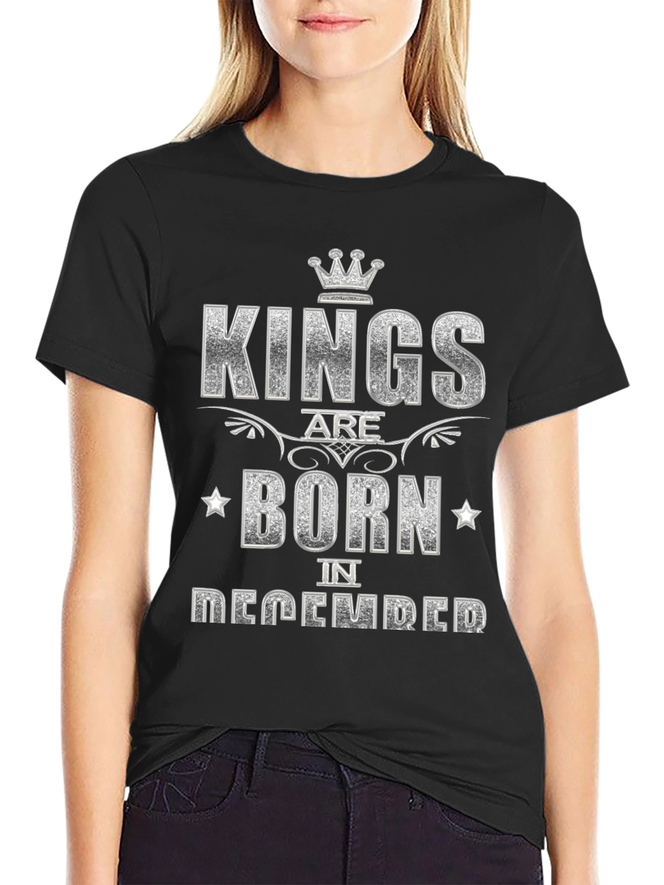 Kings Are Born in December Graphic Tee