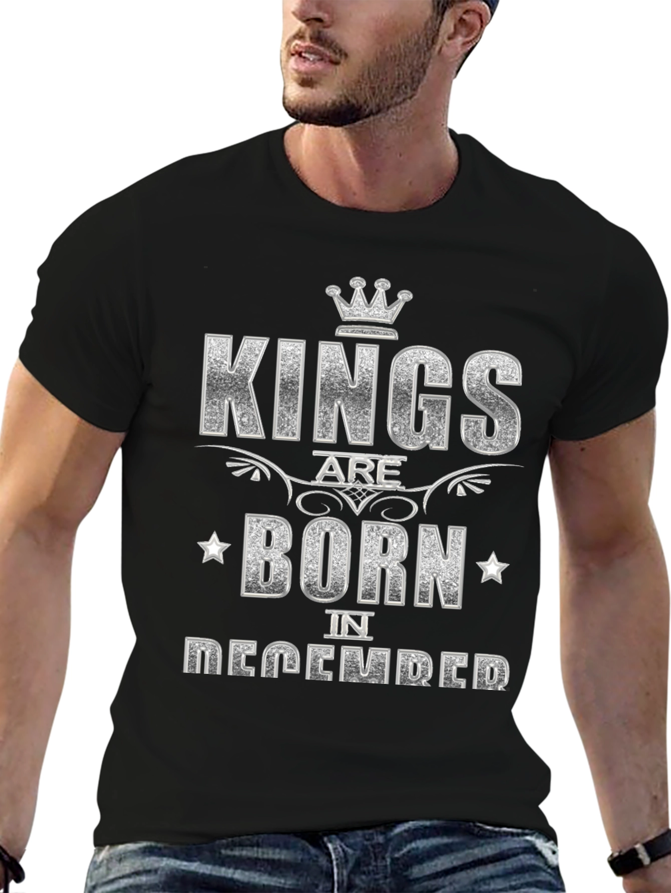 Kings Are Born in December Graphic Tee