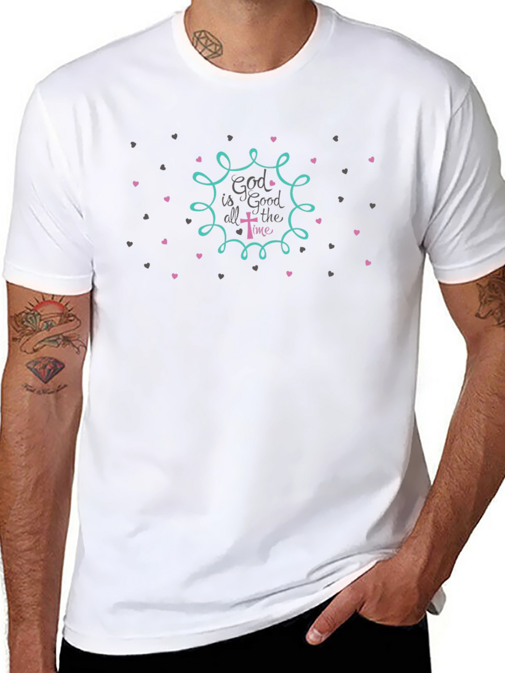 God is Good All the Time Christian T-Shirt