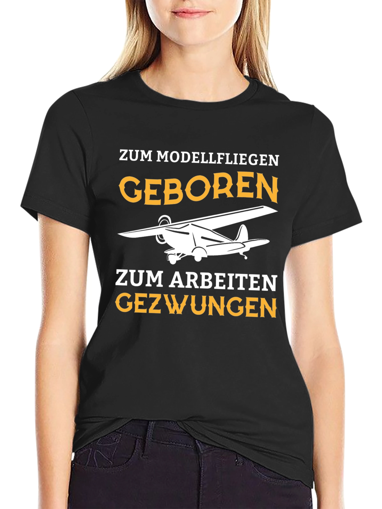 Model Airplane T-Shirt - Born to Fly