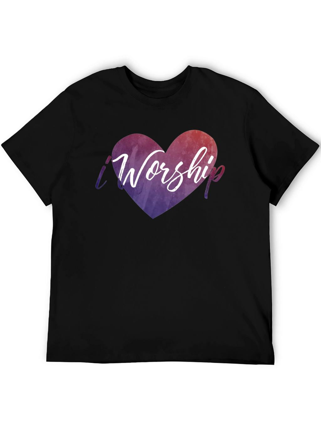 I Worship Heart Graphic T-Shirt