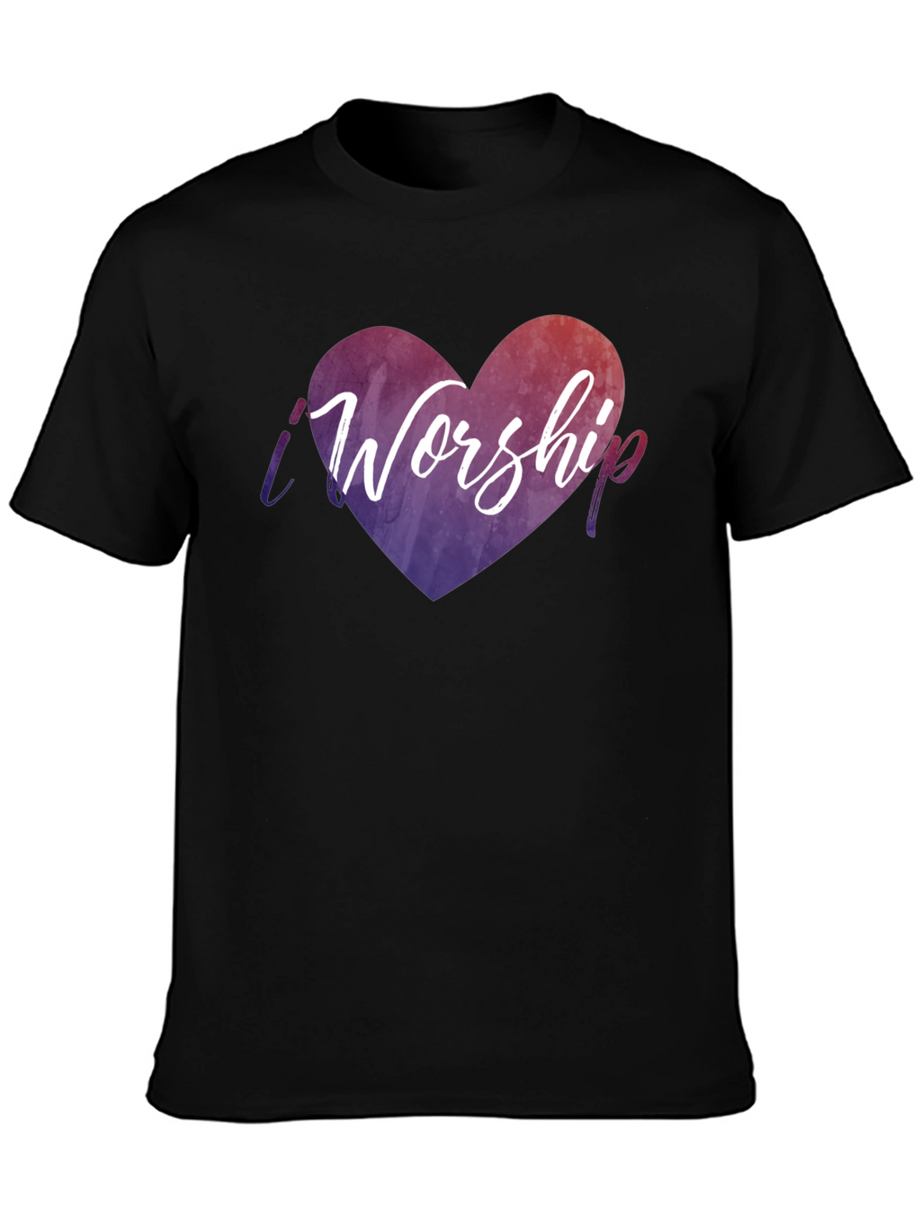 I Worship Heart Graphic T-Shirt