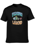 Fishing Legend Graphic T-Shirt