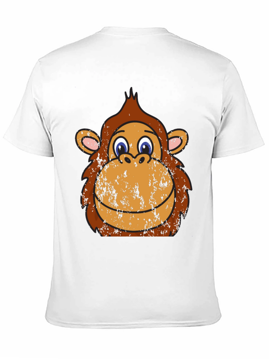 Monkey Face Graphic Tee - Black
