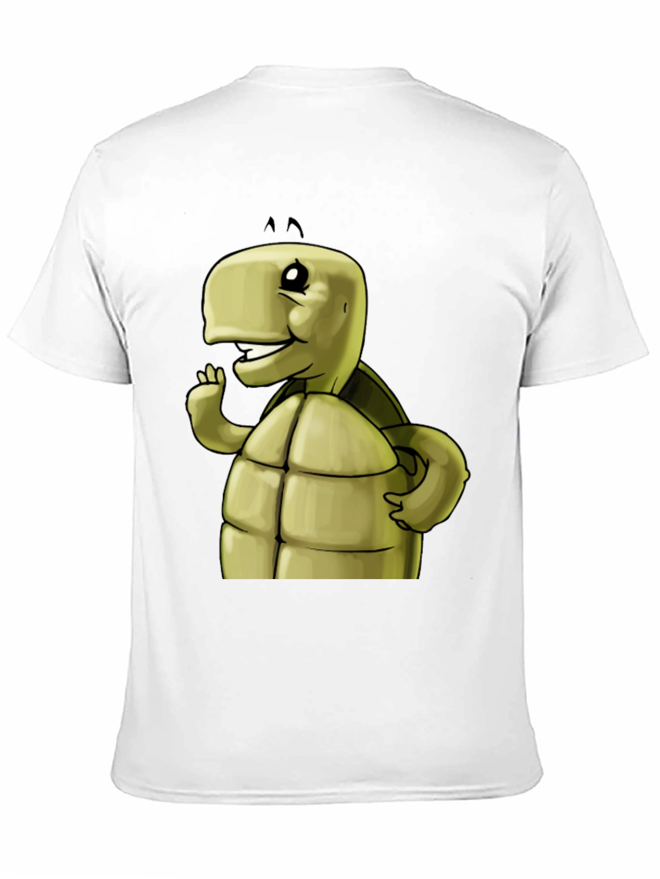 Cartoon Turtle Graphic T-Shirt