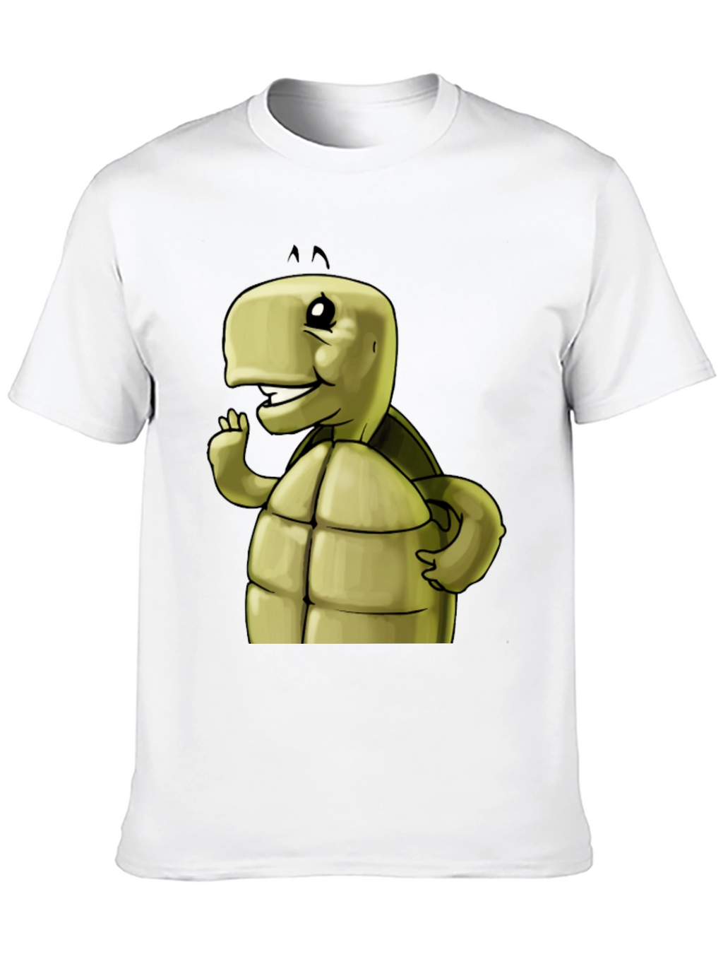 Cartoon Turtle Graphic T-Shirt