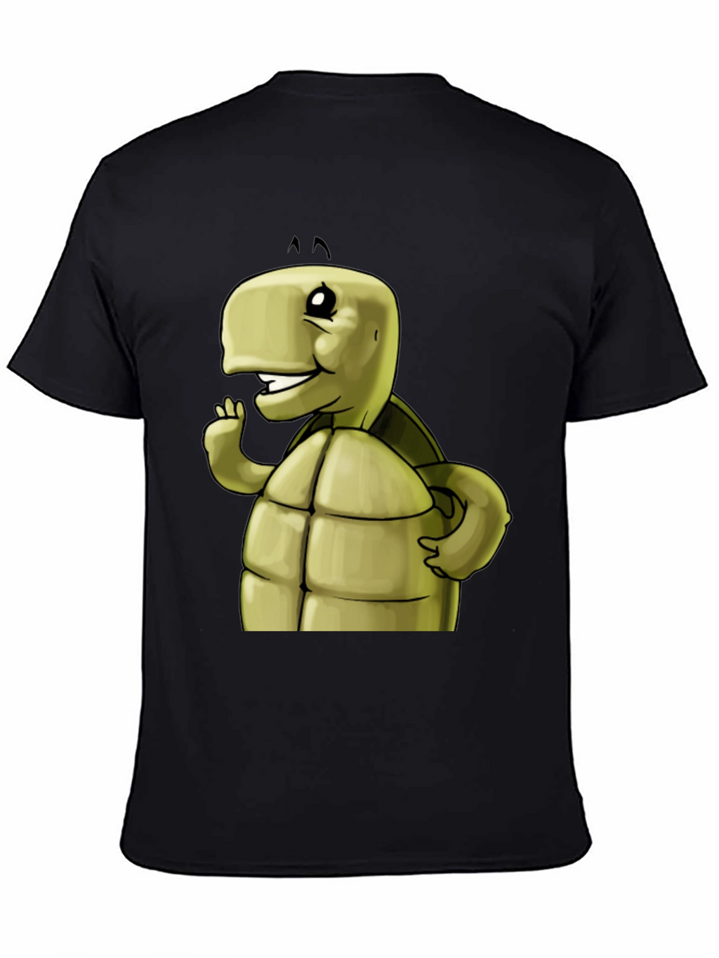 Cartoon Turtle Graphic T-Shirt