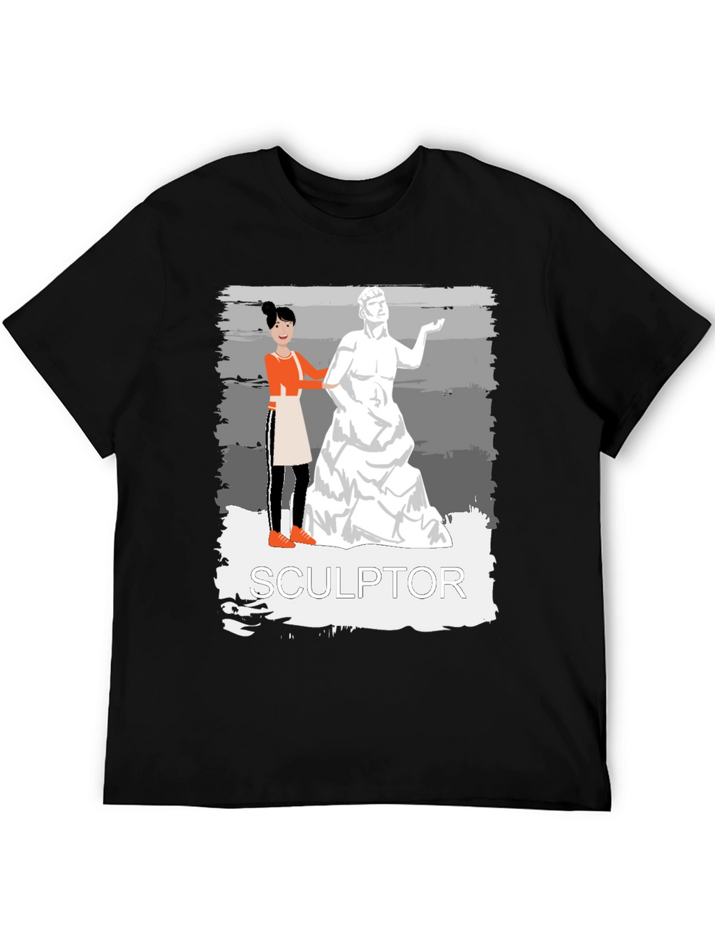Sculptor Graphic Tee - Artistic Unisex T-Shirt