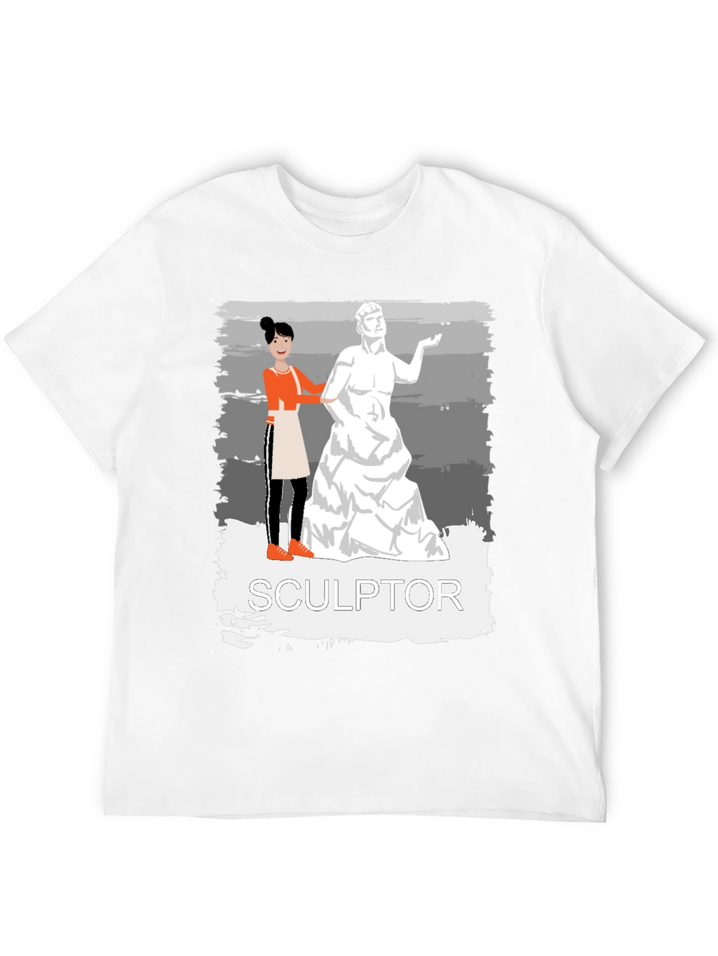 Sculptor Graphic Tee - Artistic Unisex T-Shirt