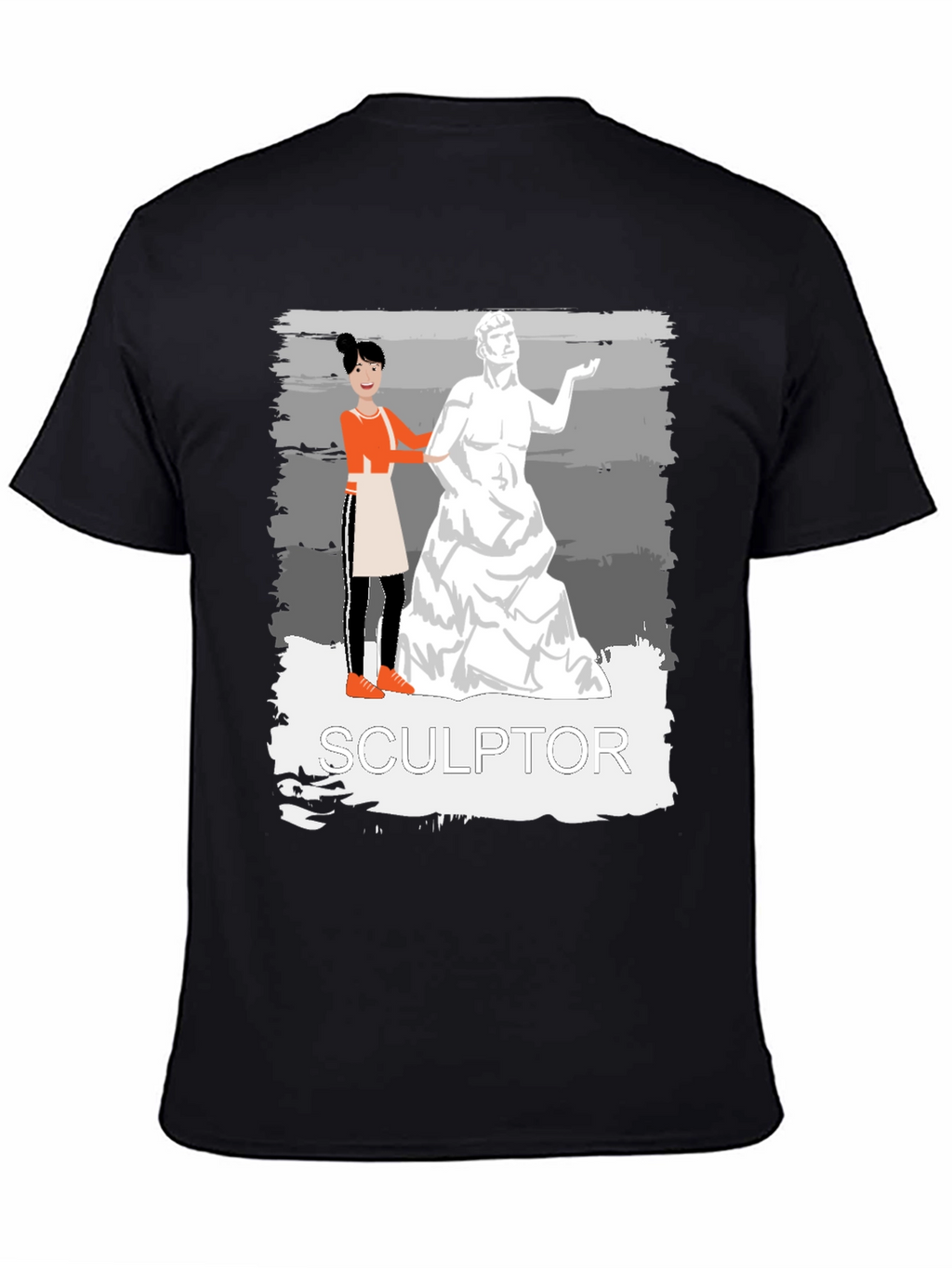 Sculptor Graphic Tee - Artistic Unisex T-Shirt