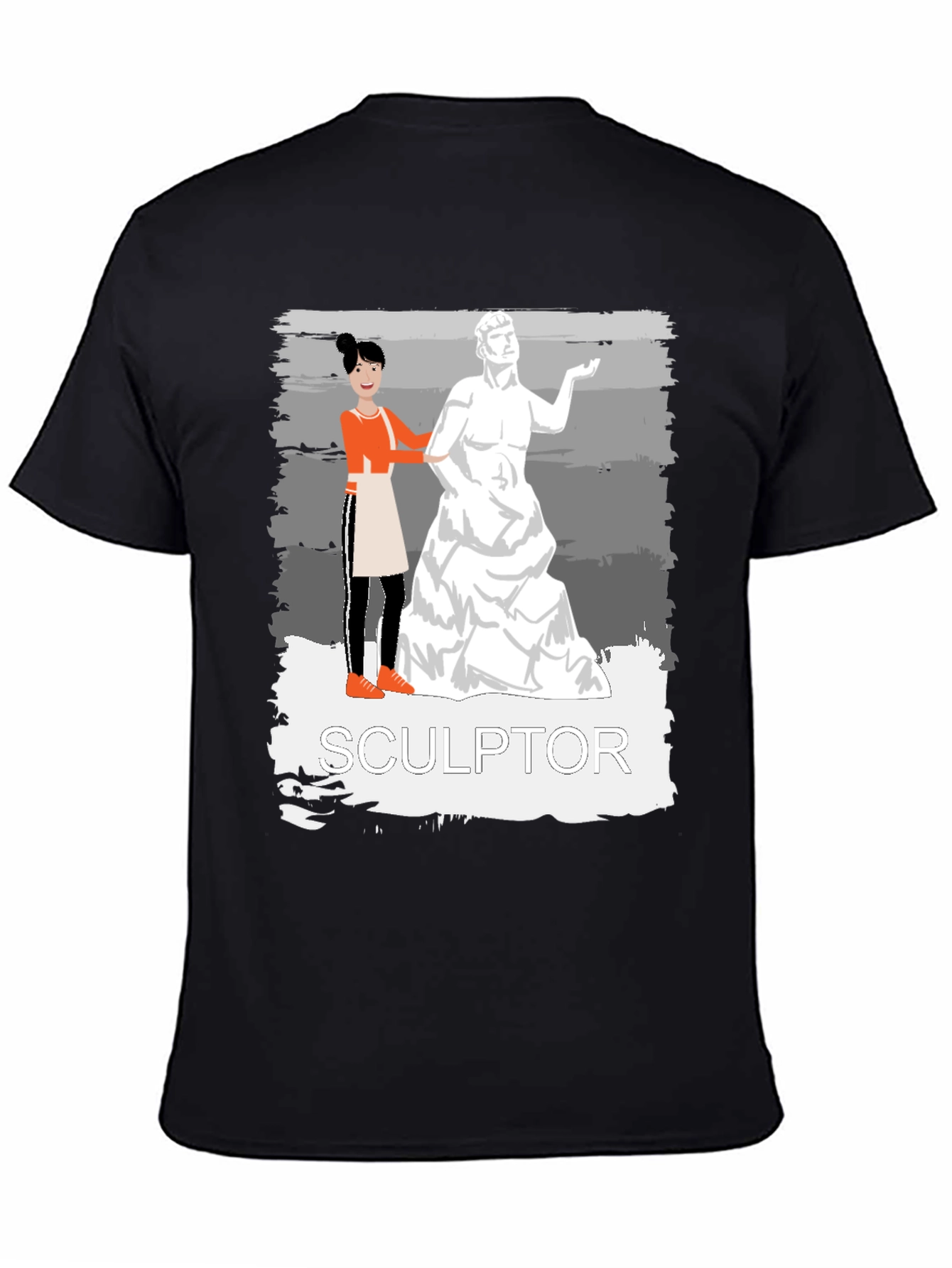 Sculptor Graphic Tee - Artistic Unisex T-Shirt