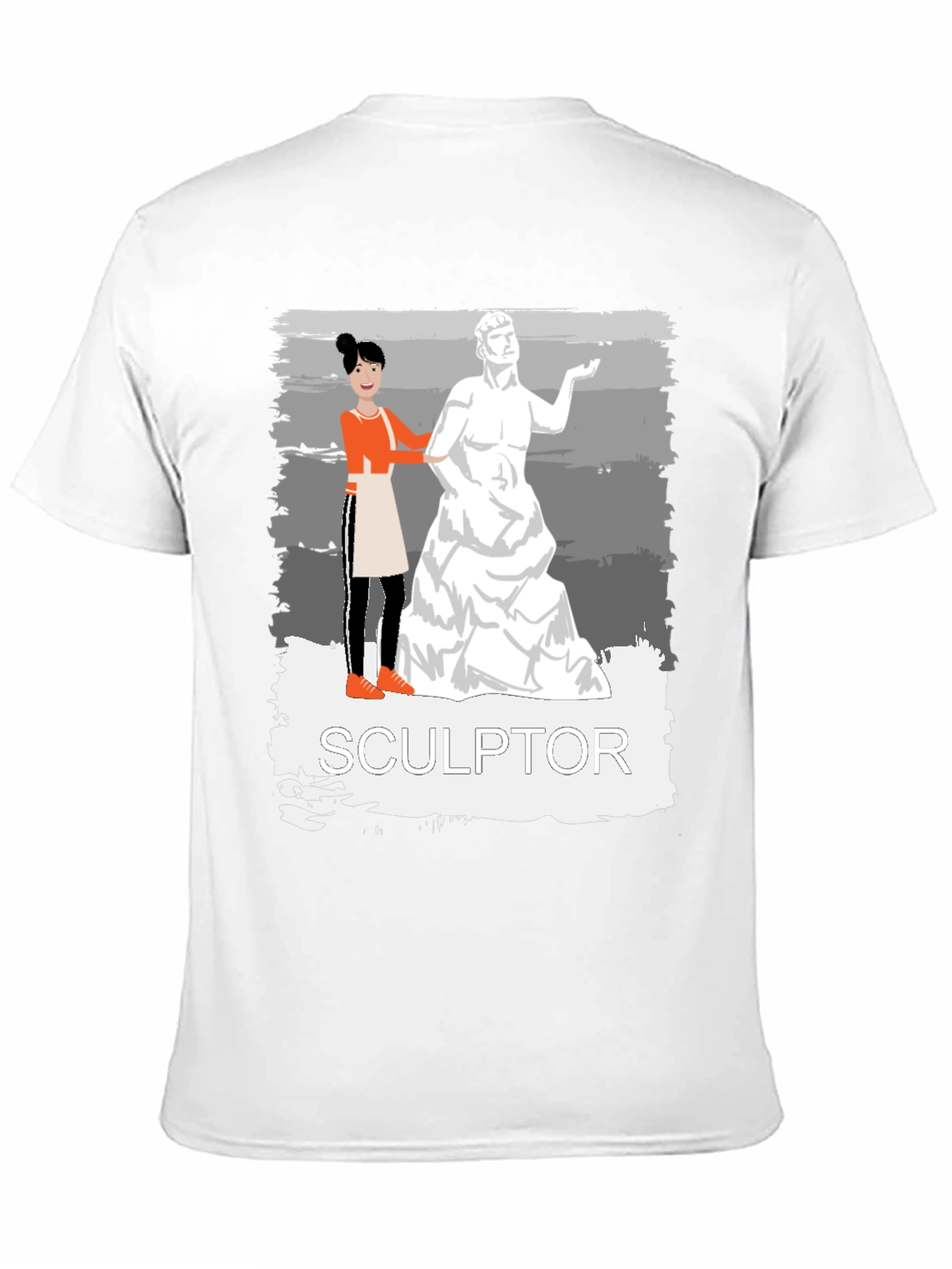 Sculptor Graphic Tee - Artistic Unisex T-Shirt