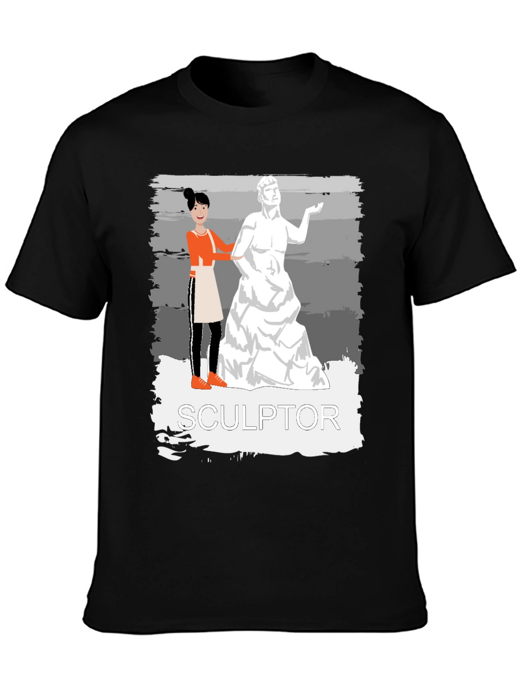 Sculptor Graphic Tee - Artistic Unisex T-Shirt
