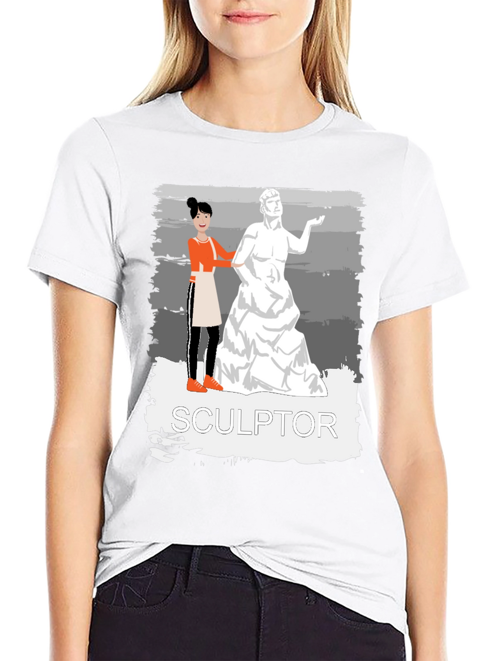 Sculptor Graphic Tee - Artistic Unisex T-Shirt