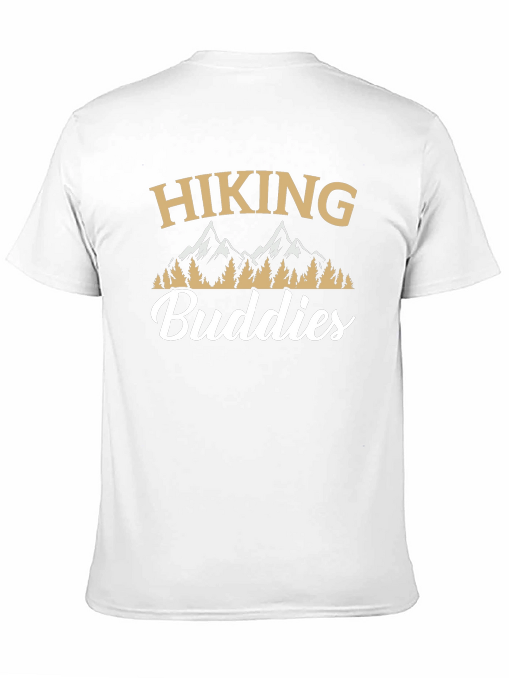 Hiking Buddies Graphic Tee - Black Crew Neck
