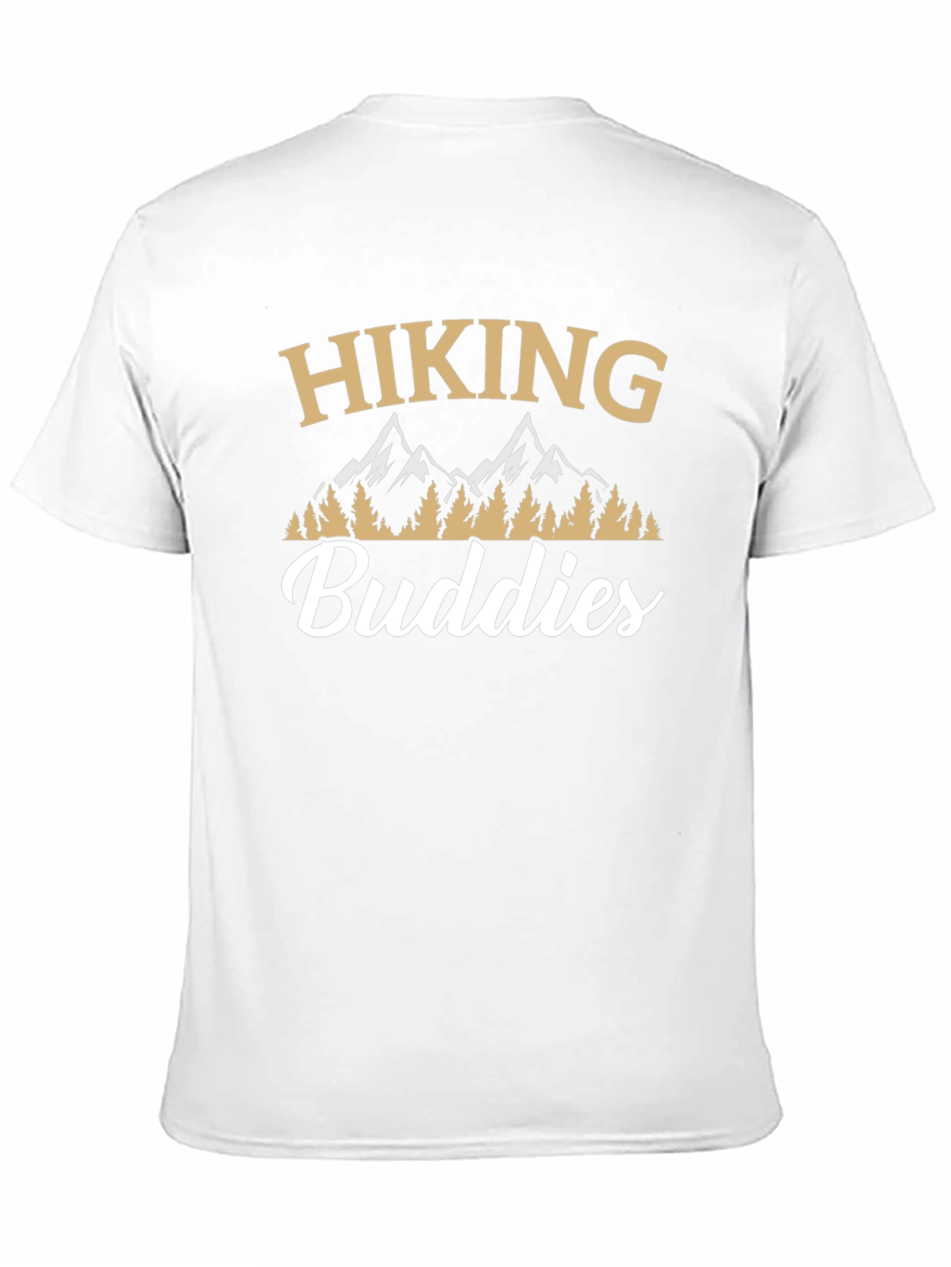 Hiking Buddies Graphic Tee - Black Crew Neck