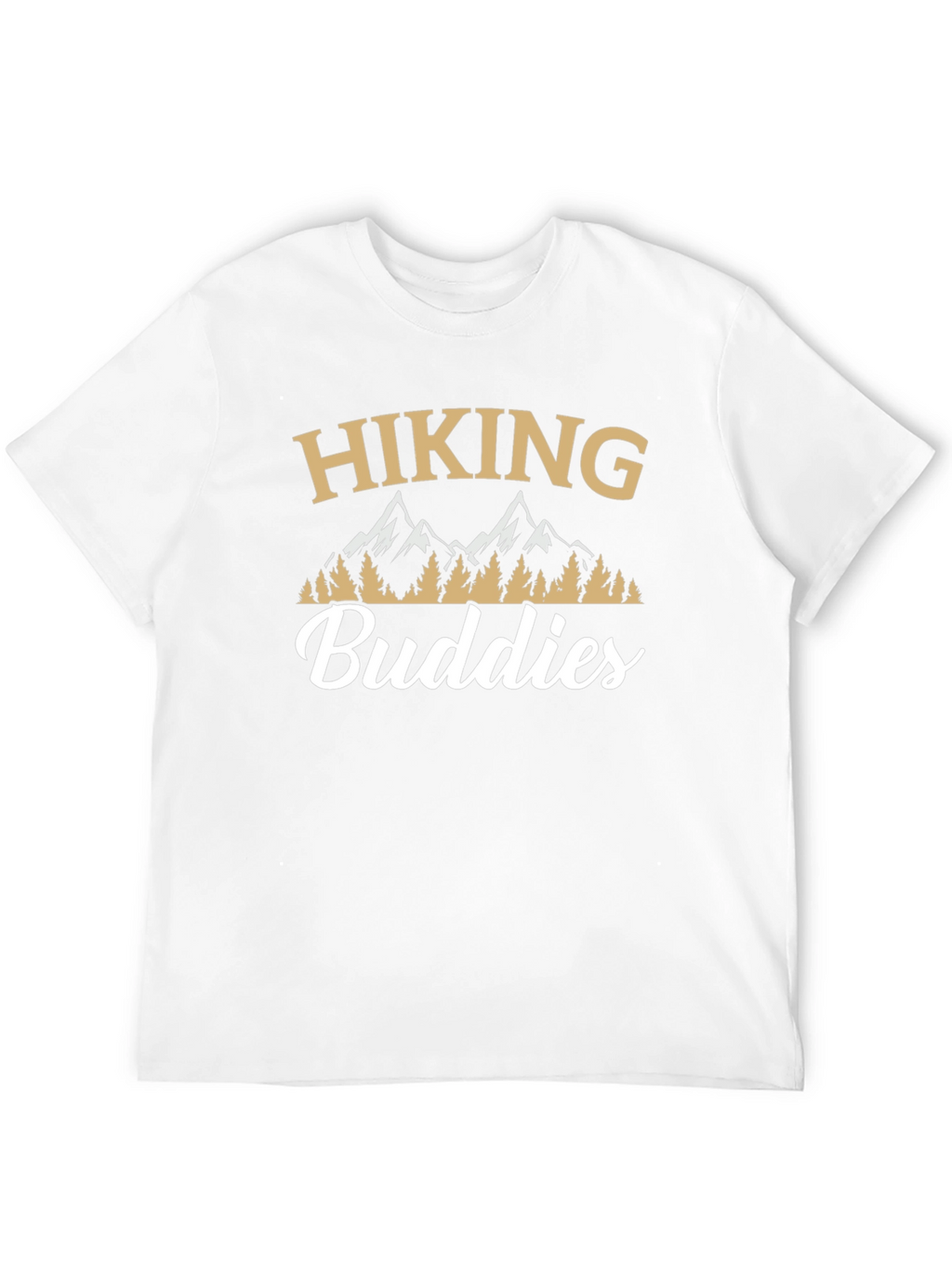Hiking Buddies Graphic Tee - Black Crew Neck
