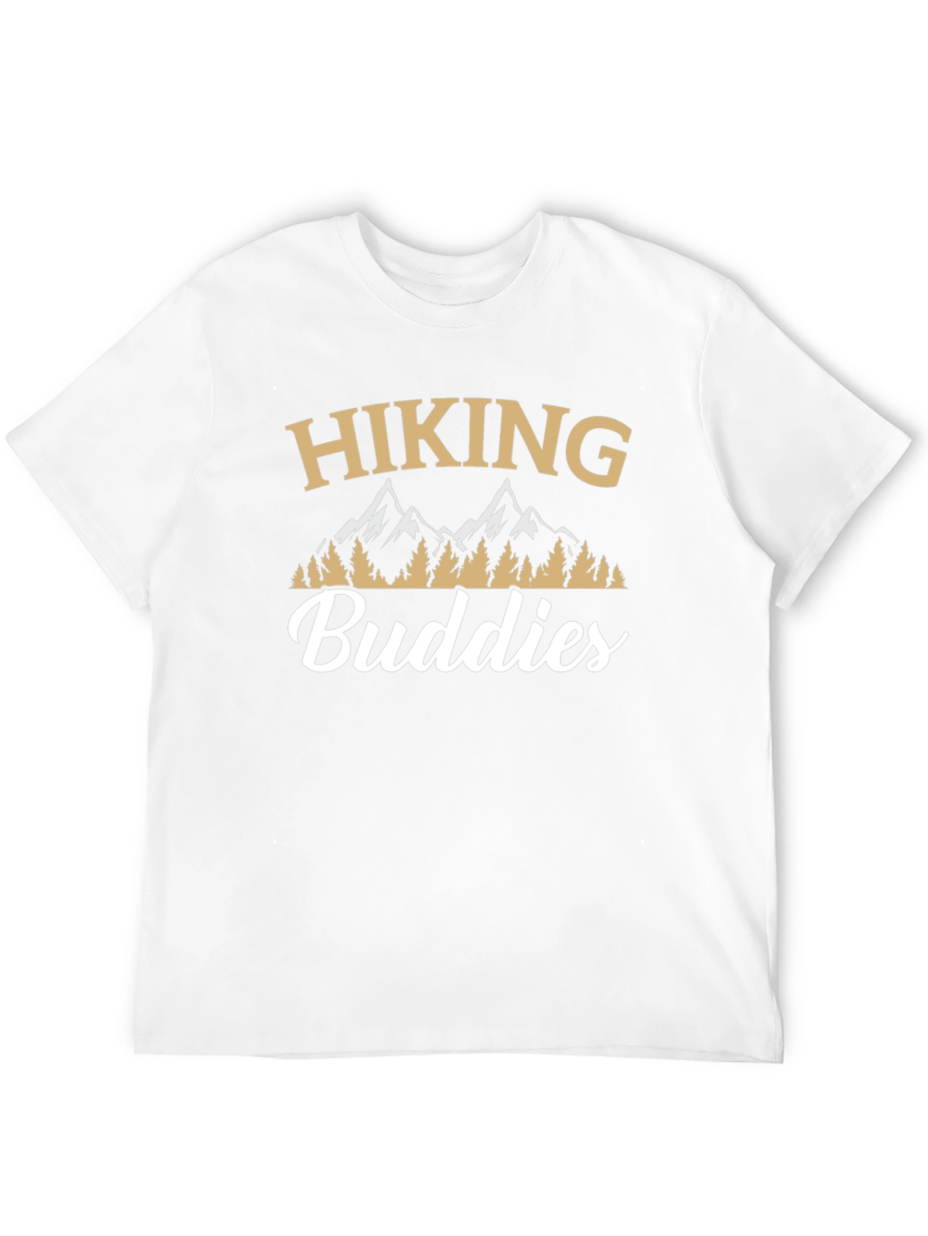 Hiking Buddies Graphic Tee - Black Crew Neck