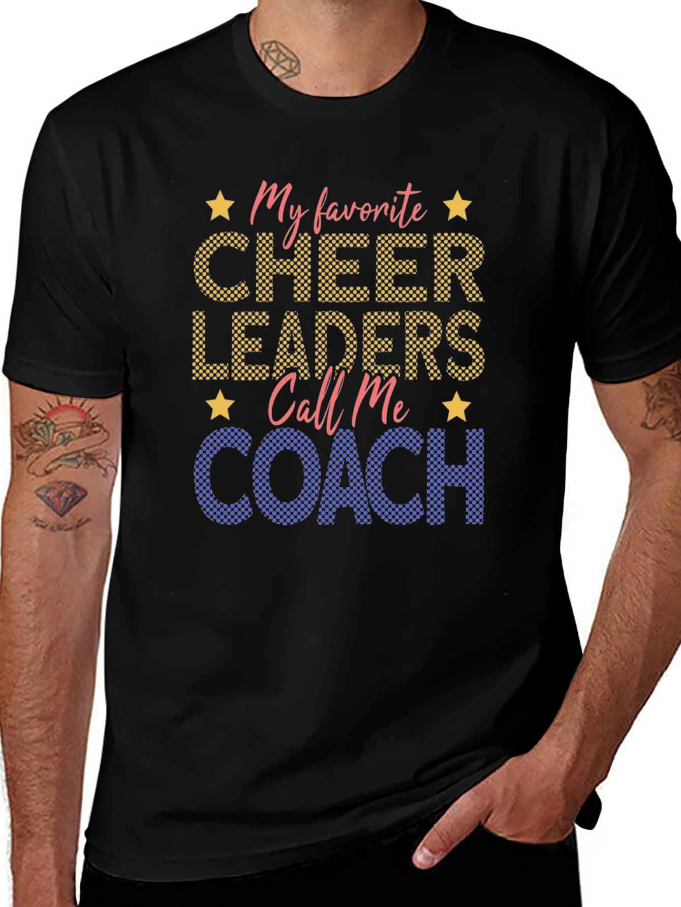 Cheerleading Coach T-Shirt: My Favorite Cheerleaders Call Me Coach