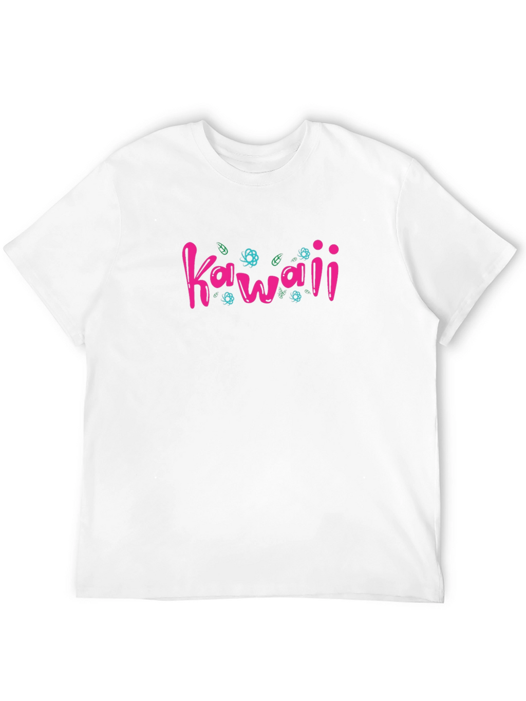 Kawaii Graphic Print Black T-Shirt