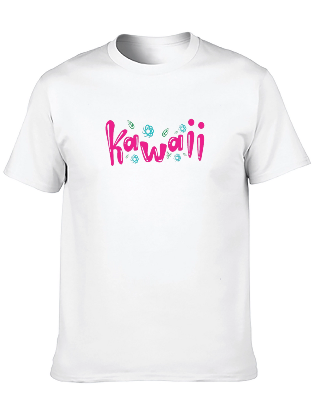 Kawaii Graphic Print Black T-Shirt