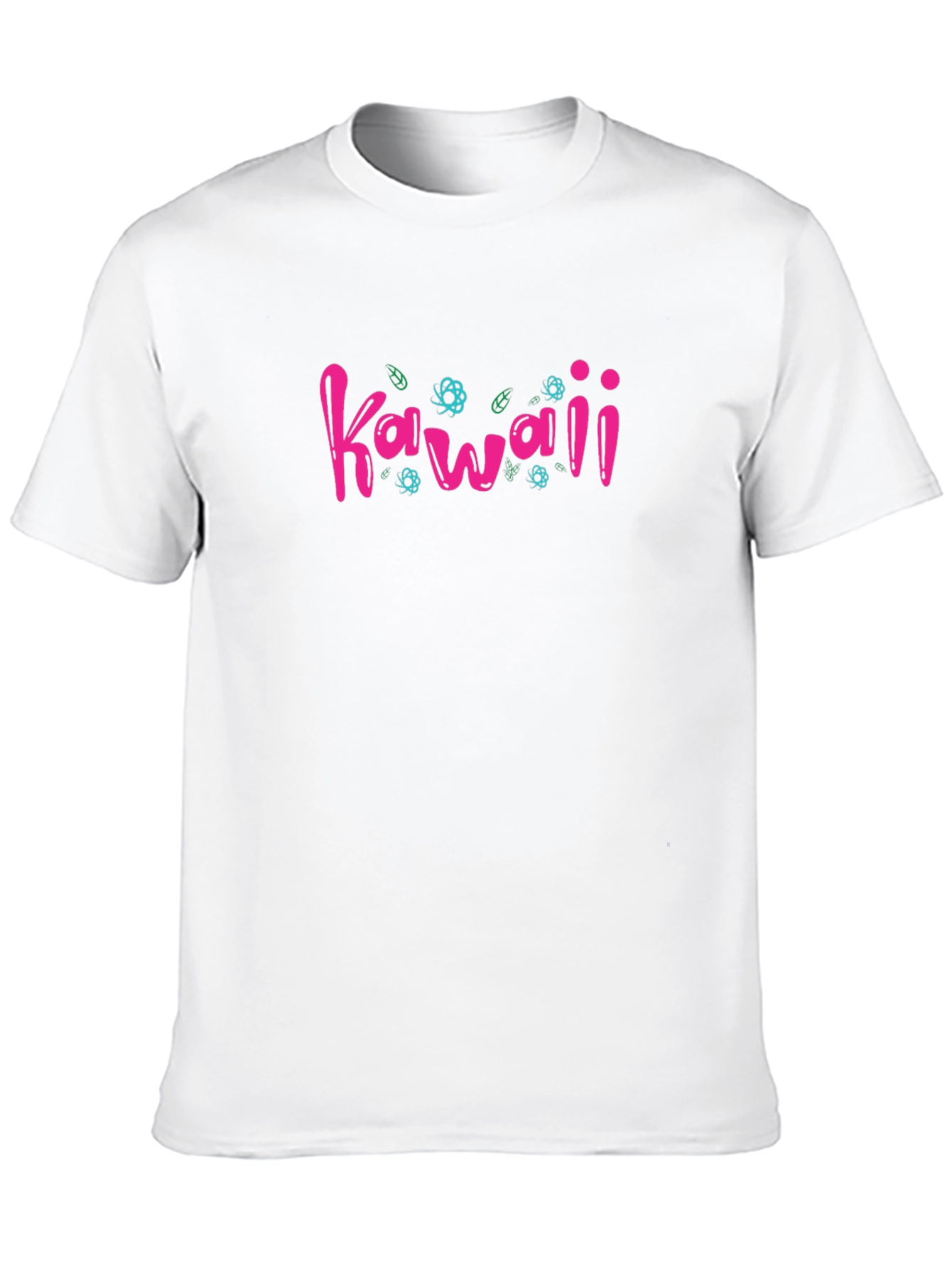 Kawaii Graphic Print Black T-Shirt
