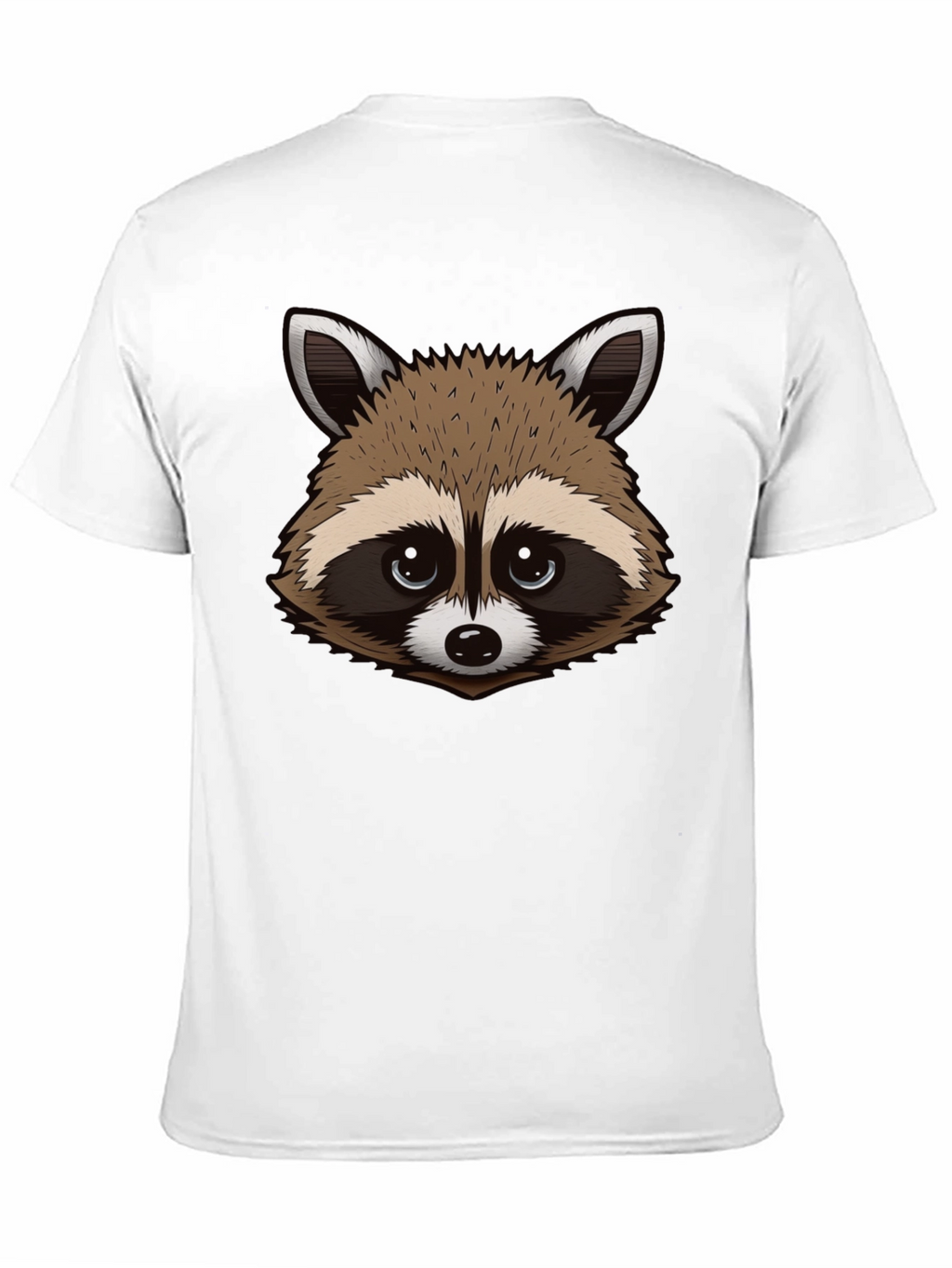 Raccoon Graphic Tee - Black Cotton