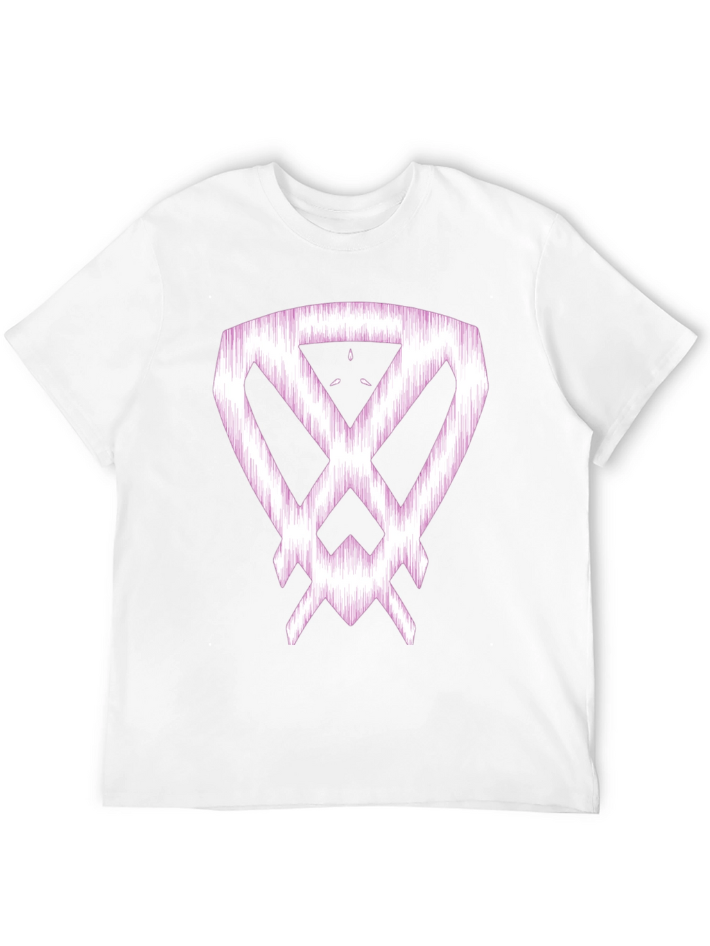 Abstract Graphic Print Black Cotton T-Shirt