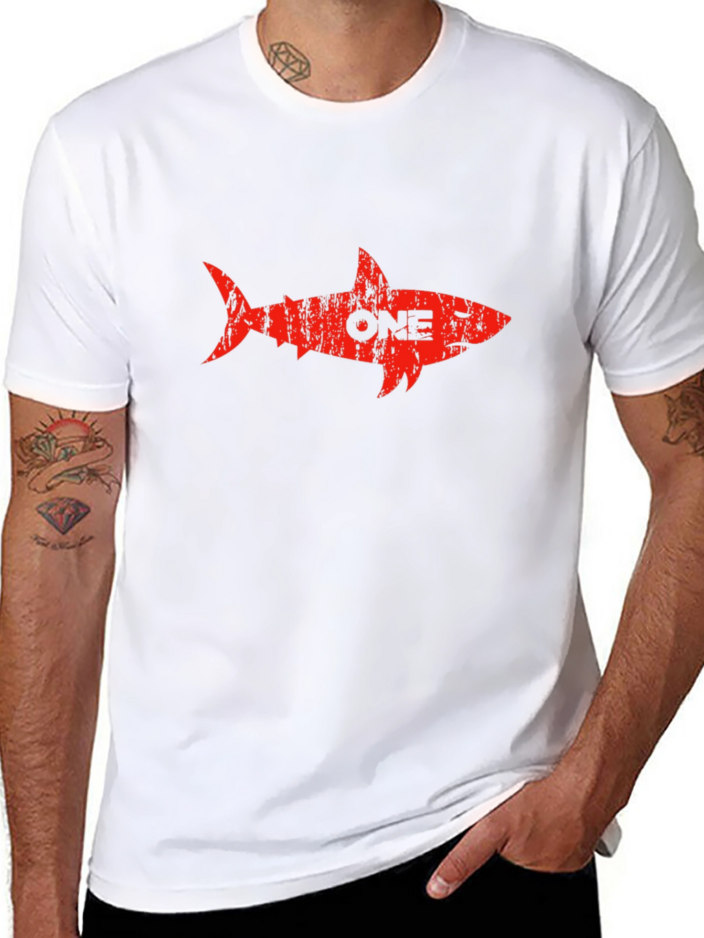 Red Shark ONE Black T-Shirt