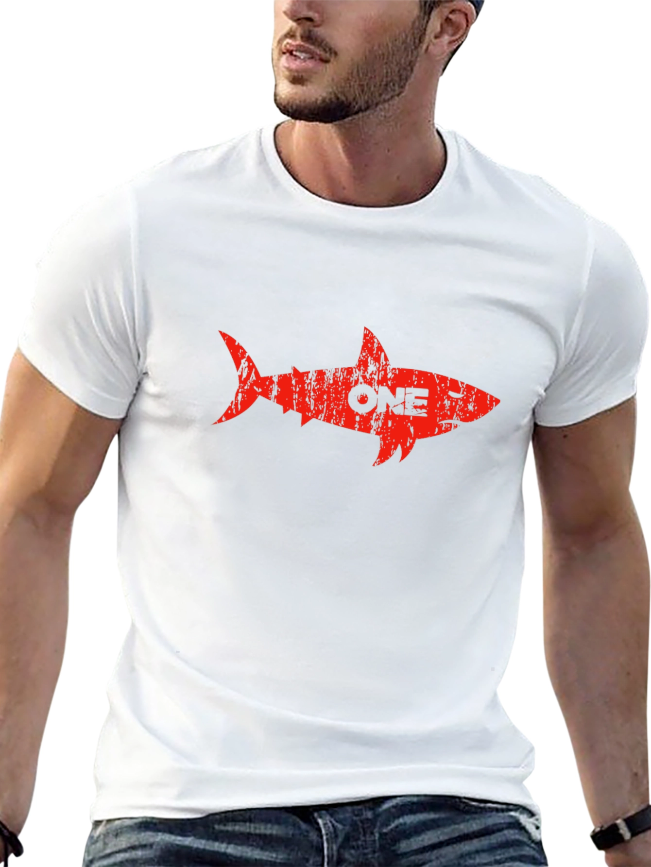 Red Shark ONE Black T-Shirt