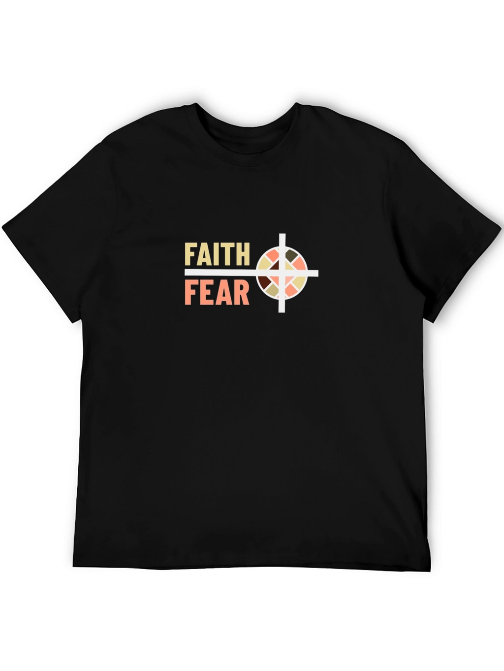 Faith Over Fear Graphic Tee - Unisex Black T-Shirt