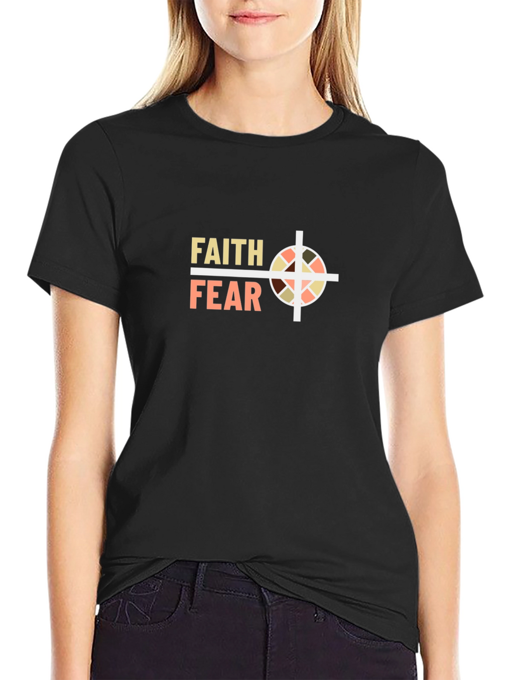 Faith Over Fear Graphic Tee - Unisex Black T-Shirt