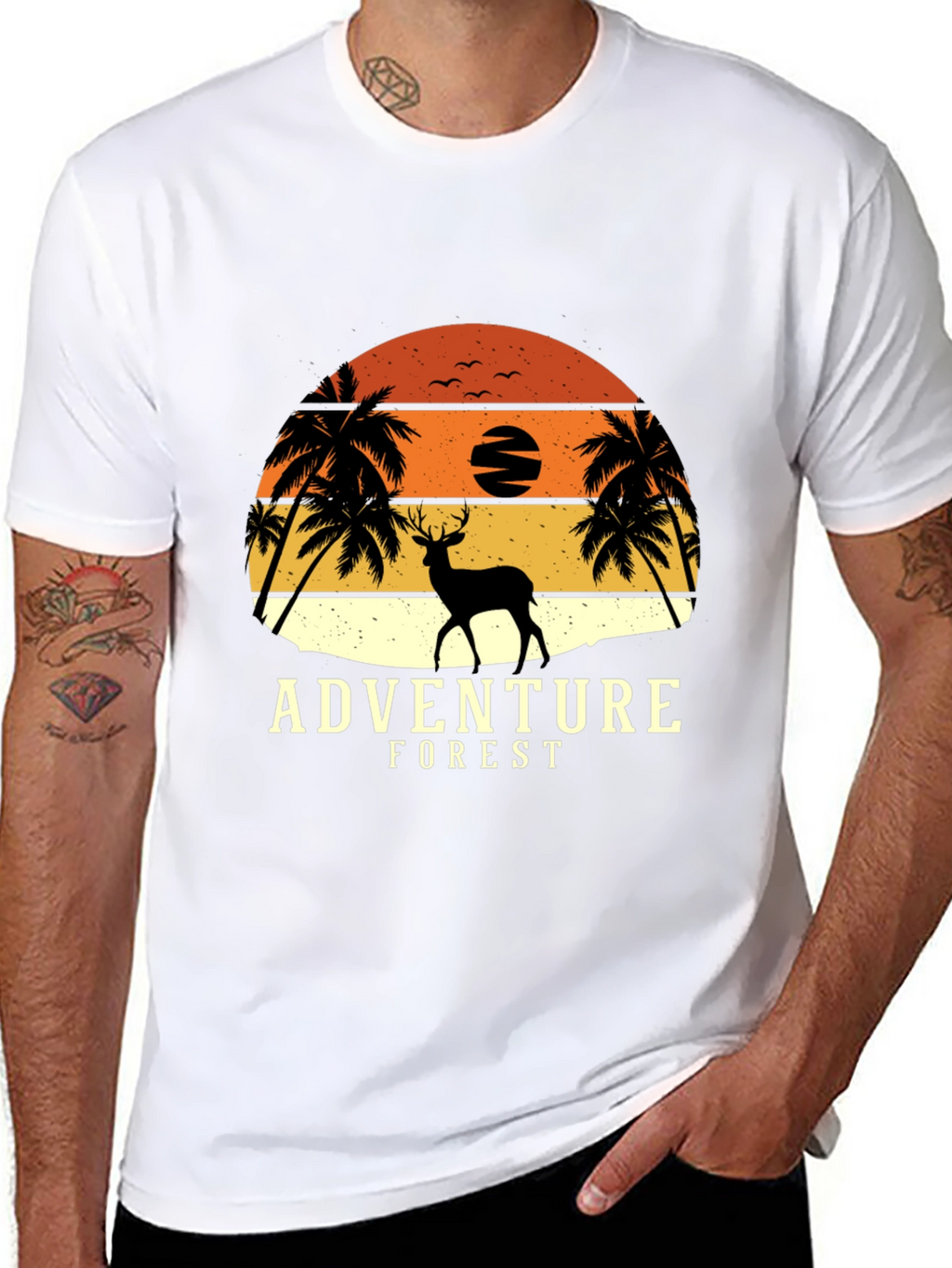 Adventure Forest Graphic Tee - Nature Inspired T-Shirt