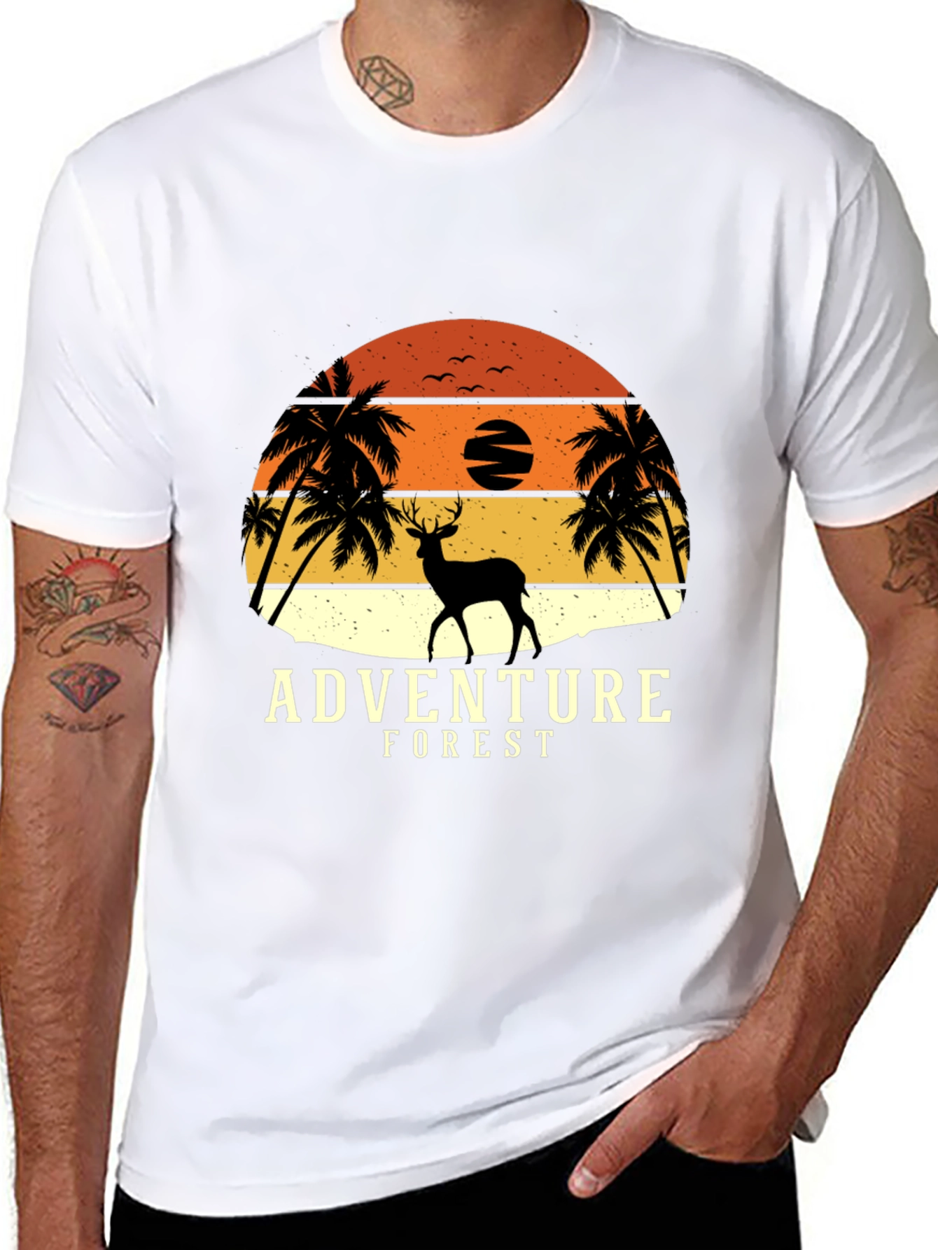 Adventure Forest Graphic Tee - Nature Inspired T-Shirt