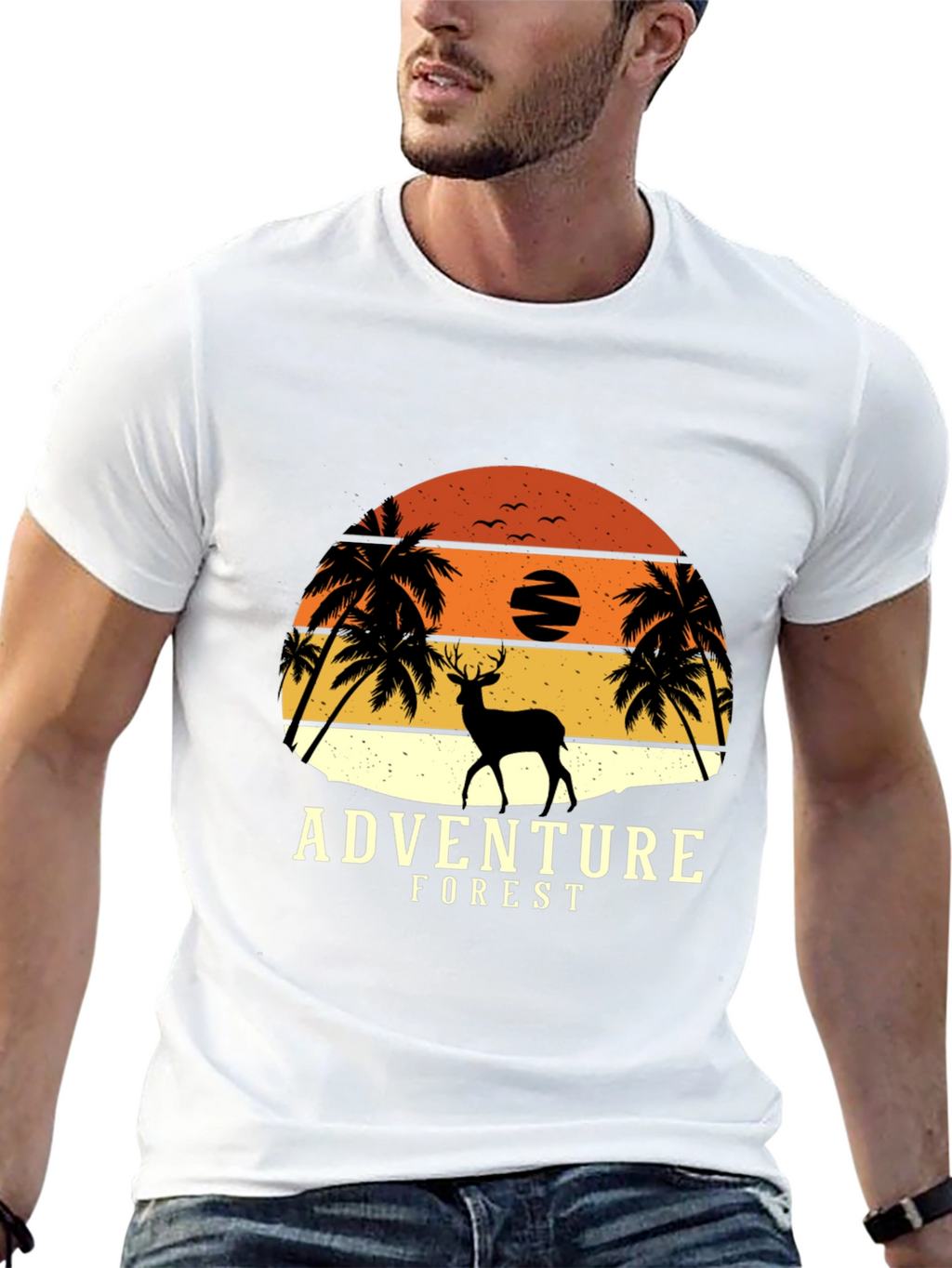 Adventure Forest Graphic Tee - Nature Inspired T-Shirt