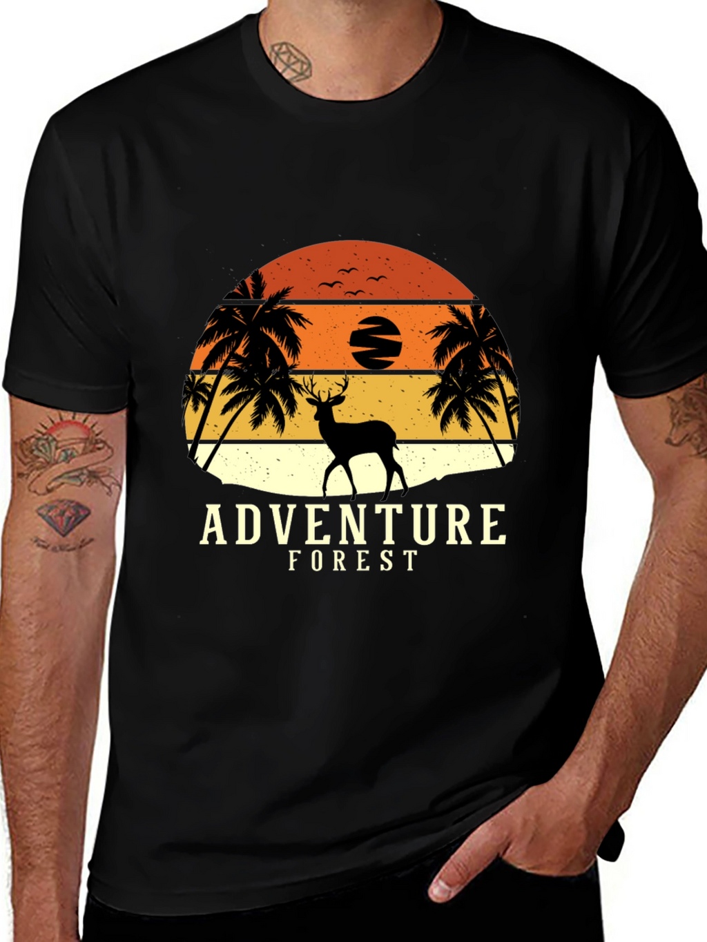 Adventure Forest Graphic Tee - Nature Inspired T-Shirt