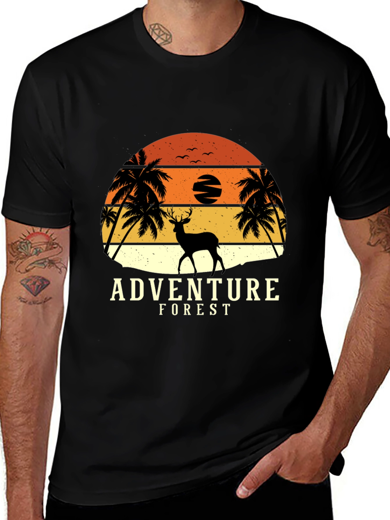 Adventure Forest Graphic Tee - Nature Inspired T-Shirt
