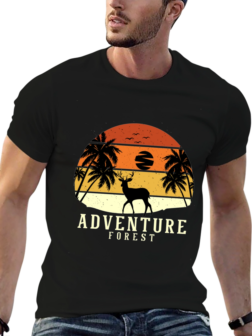 Adventure Forest Graphic Tee - Nature Inspired T-Shirt