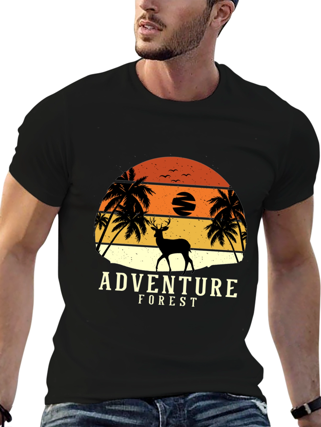 Adventure Forest Graphic Tee - Nature Inspired T-Shirt