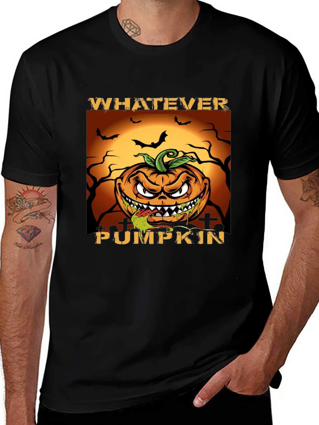 Whatever Pumpkin Graphic Tee