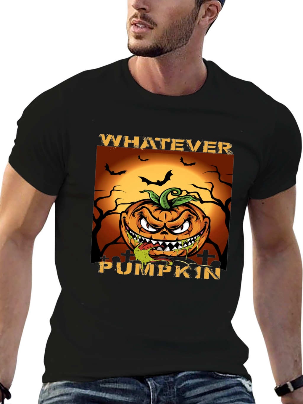 Whatever Pumpkin Graphic Tee