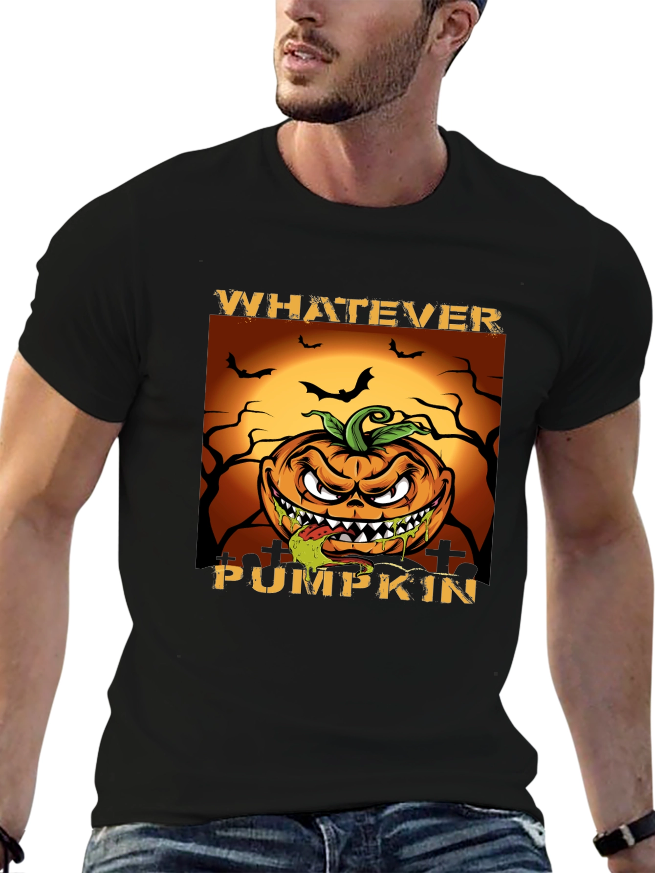 Whatever Pumpkin Graphic Tee